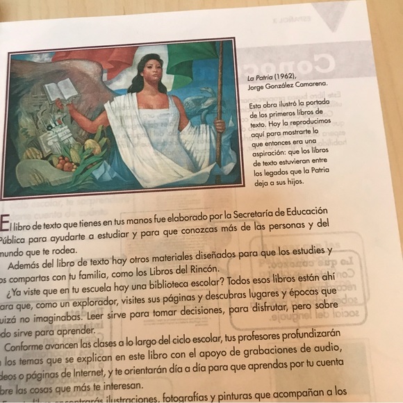 Textbook. Tercer Grado. Español. From Secretaria de Education Publica. - Picture 8 of 8